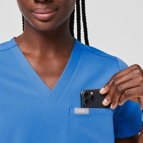 Capri Blue Small Catrina scrub top - Picture 4 of 8